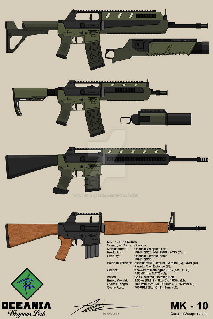 MK-10 Rifle Series. by Art-by-Terramesa on DeviantArt