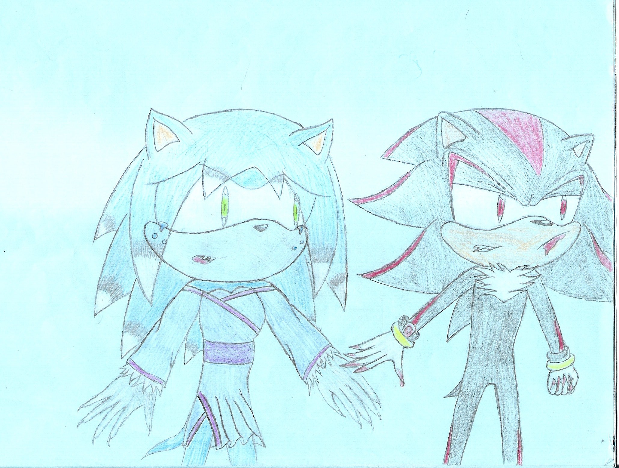 Sonadow: Werehog and Vampire by midnightshadow35 on DeviantArt