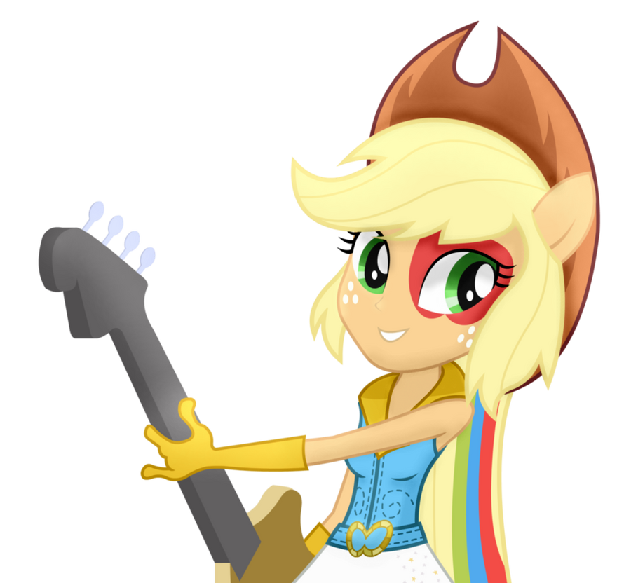 Applejack Rainbow Rocks Applejack Equestria Girl Rainbow Rocks by Nancy-Rully on DeviantArt
