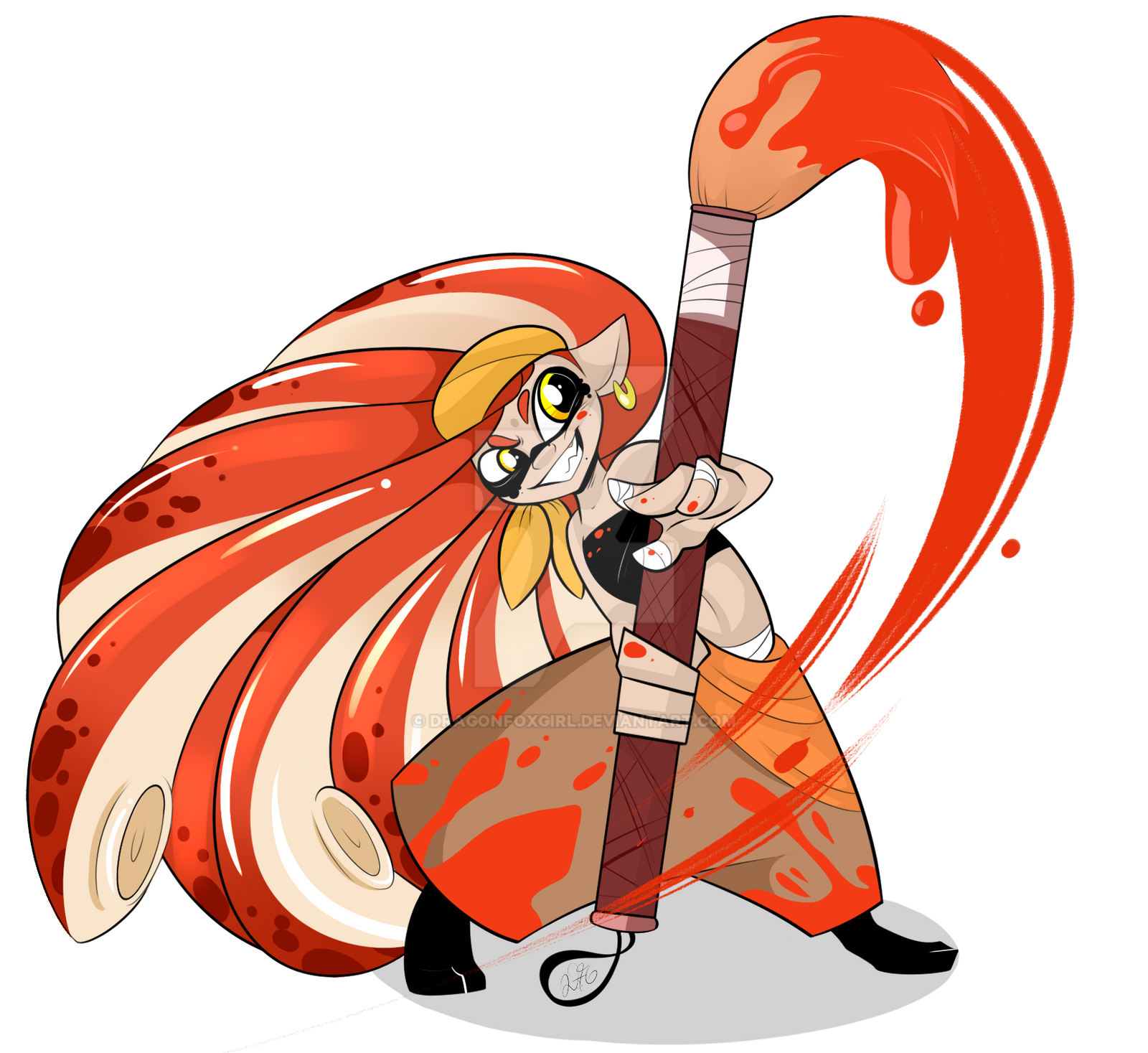 Splatoon Sani Splatoon...'sona? by Dragonfoxgirl on DeviantArt