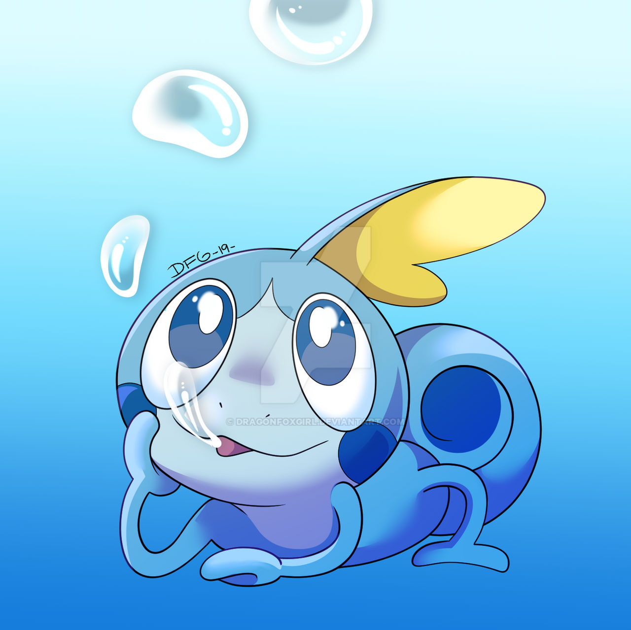 Sobble By Dragonfoxgirl On DeviantArt sobble-by-dragonfoxgirl-on-deviantart