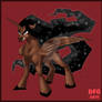 Dark Allicorn - Sketchy Pony Commission