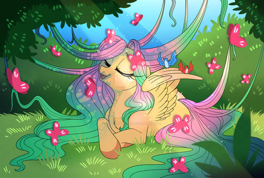 Fluttershy - MLP Re-design Concept Art.