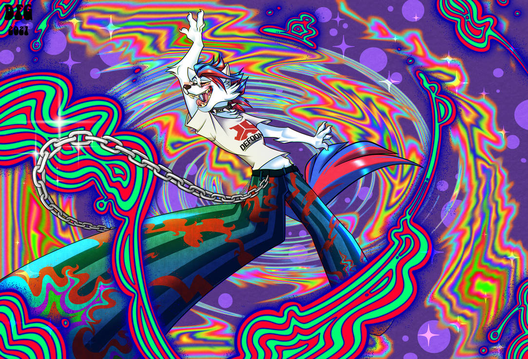 Raver Commission by Dragonfoxgirl on DeviantArt