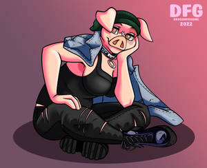 Pig Girl - Commission