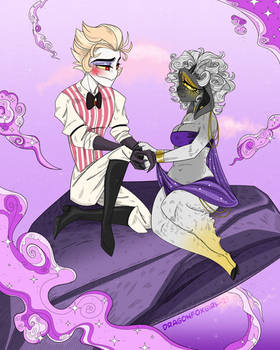 Lucifer And Selene-Commission