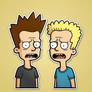 Beavis and butthead in stickers