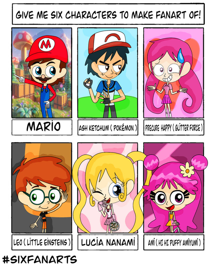 Six Fans Six fanart challenge 8 by solarchroniclesXI on DeviantArt