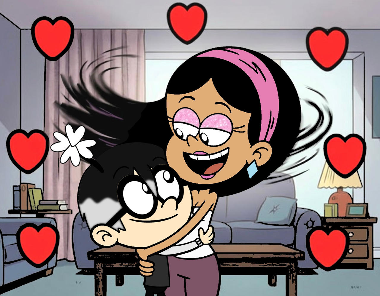 Luckae Hugging Pick lucas up hug and hold me as shake her hair by solarchroniclesXI on ...