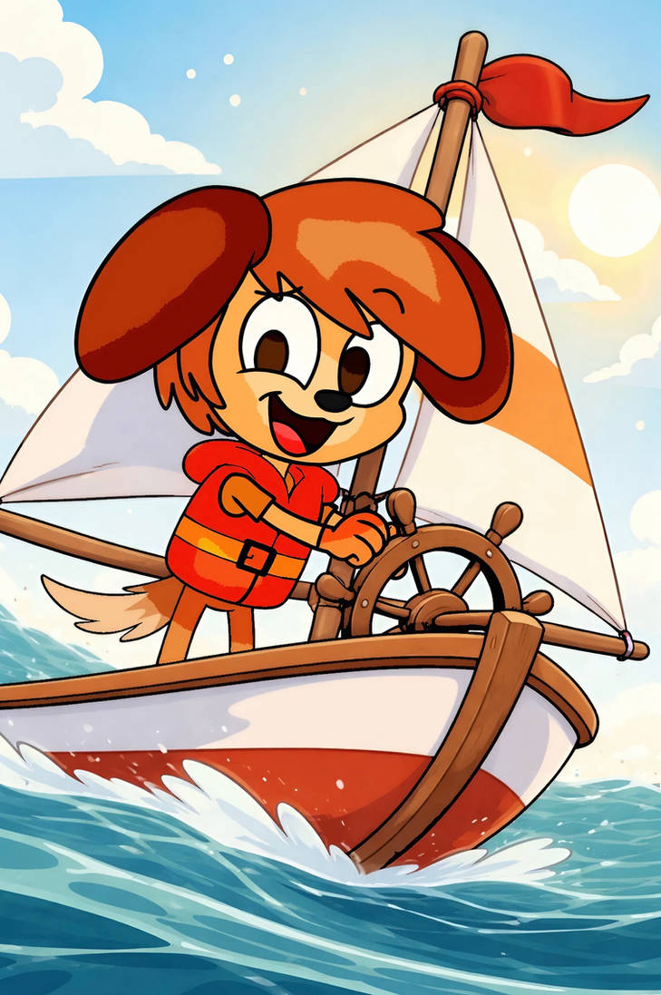 Deviantart Life Jacket dogday is sailing with orange life jackets by solarchroniclesXI on ...