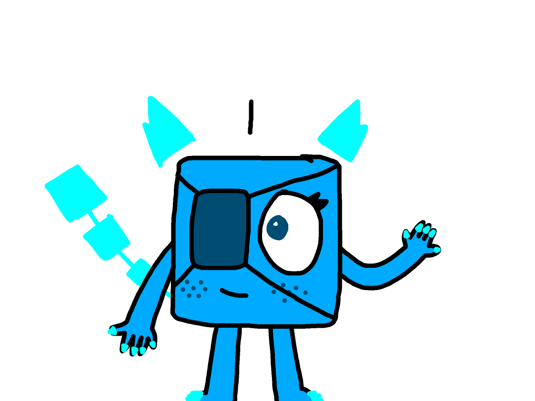Color Blocks Oc Tundra as a Colourblock OC by TheRevenge12345 on DeviantArt