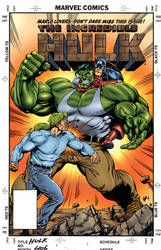 Incredible HULK 406 COVER by Gary Frank 1993