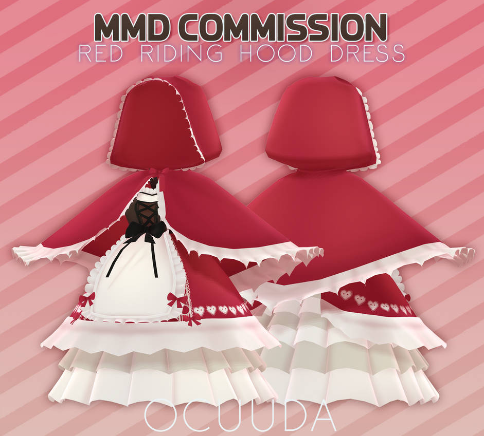 MMD COMMISSION: Red Riding Hood Dress by Ocuuda on DeviantArt