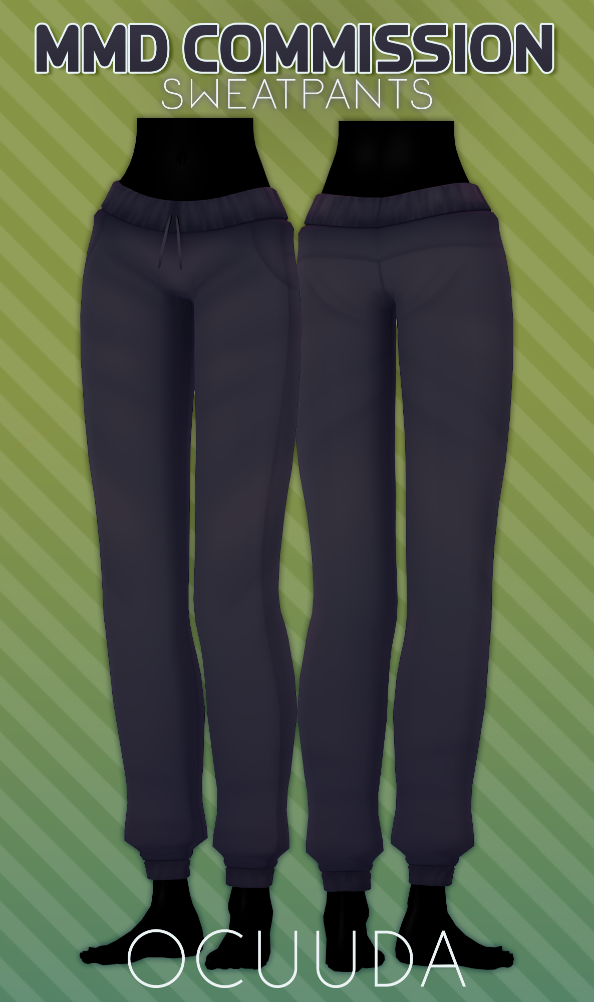 MMD COMMISSION: Sweatpants by Ocuuda on DeviantArt