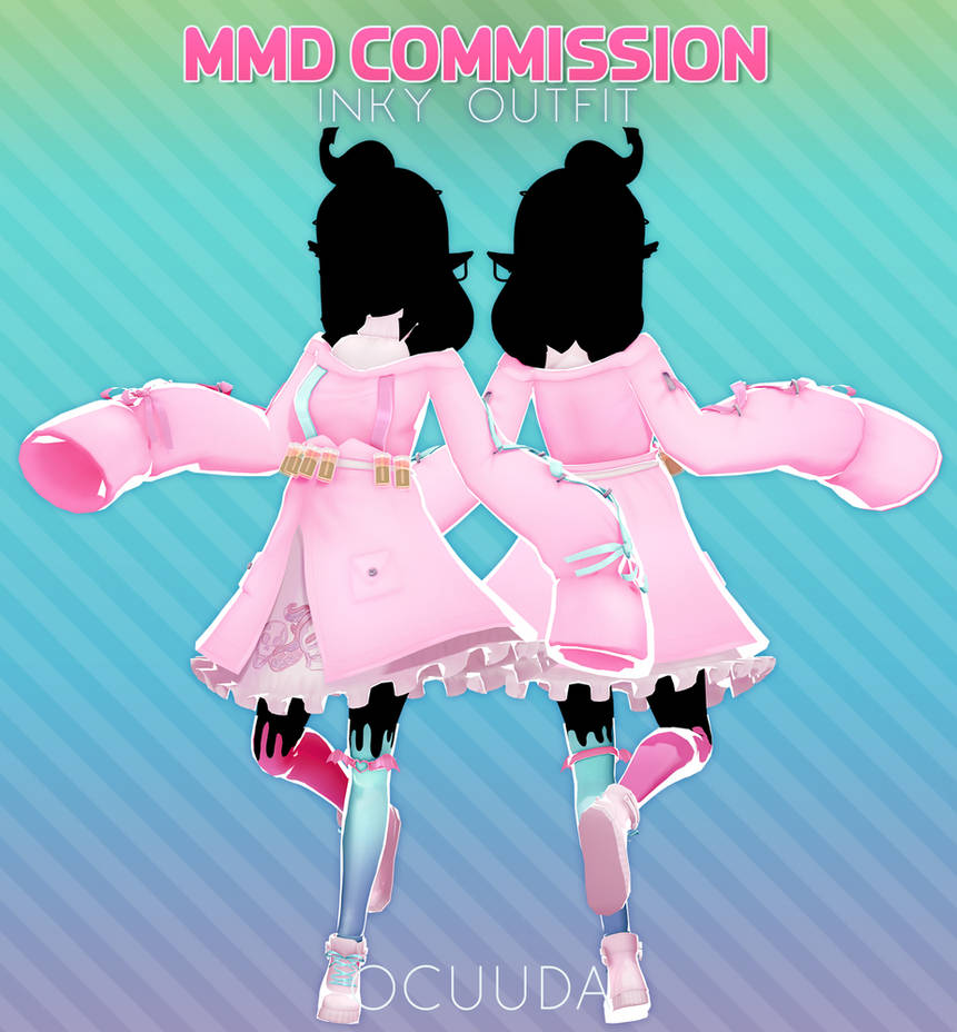 MMD COMMISSION: Inky Outfit by Ocuuda on DeviantArt