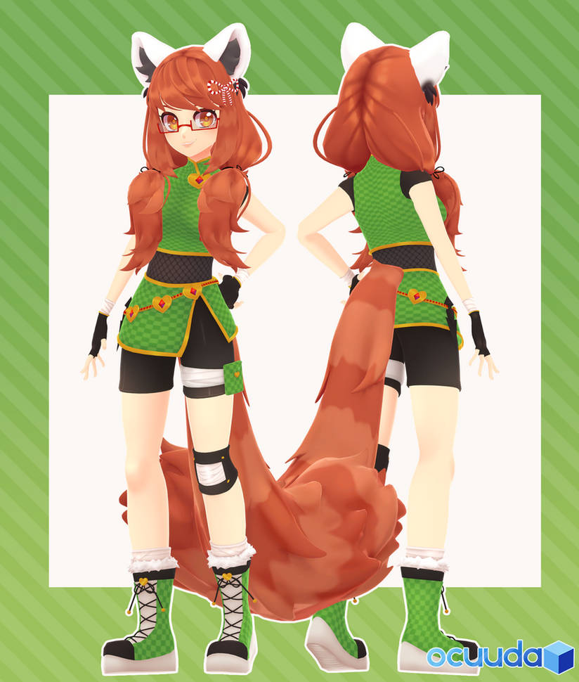 MODEL COMMISSION: Inaba_Tomochan by Ocuuda on DeviantArt