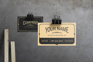 Yukon - Old Style Vintage Business Card