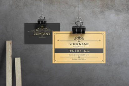 York - Vintage Business Card Template