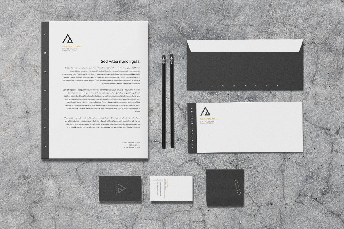 Triad - Stationery Template