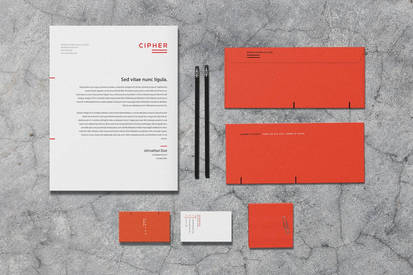 Cipher - Stationery Template