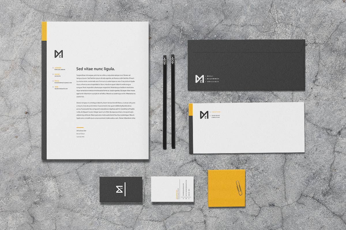 Chroma - Stationery Template