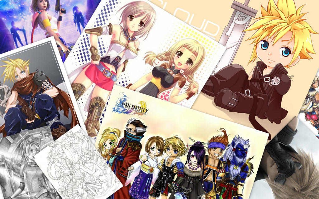 Collage Fanatsy Characters Final Fantasy Collage by Kevin-channie on DeviantArt