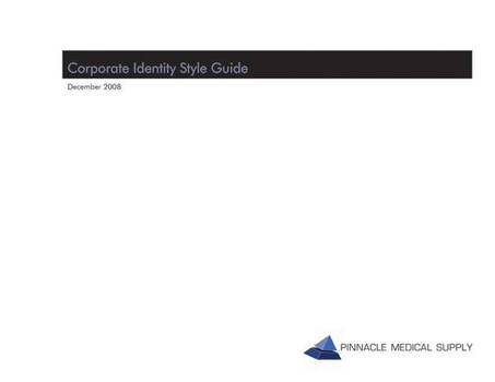 Pinnacle Style Manual page 01