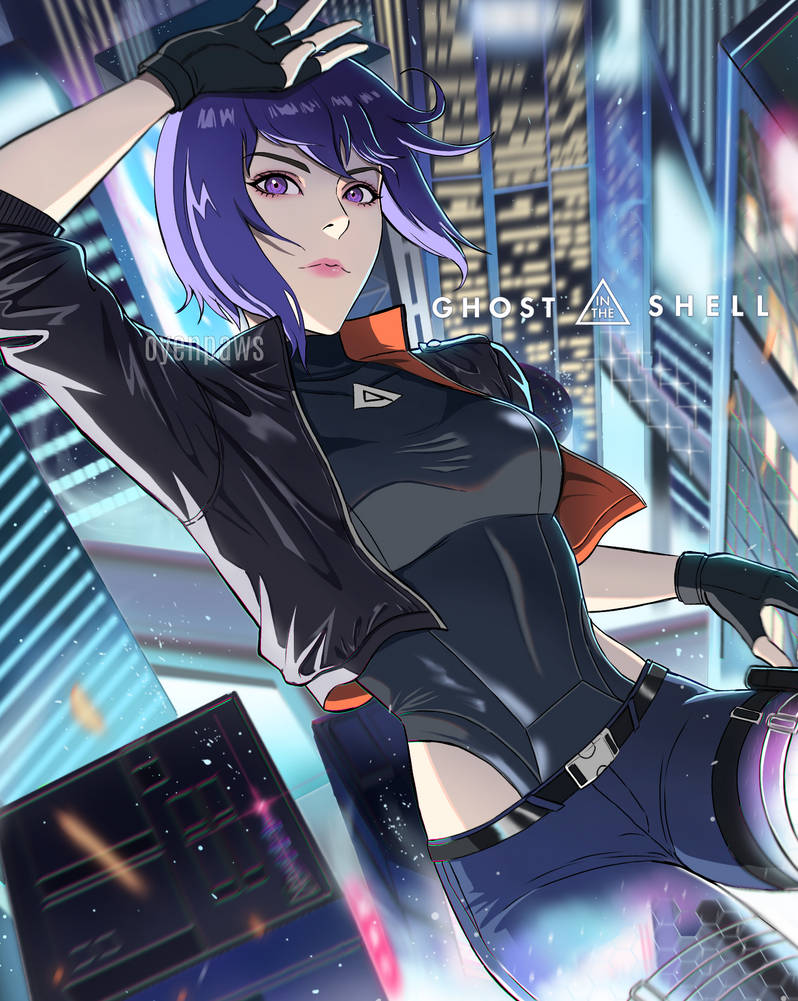 Kusanagi Motoko by oyenpaws on DeviantArt