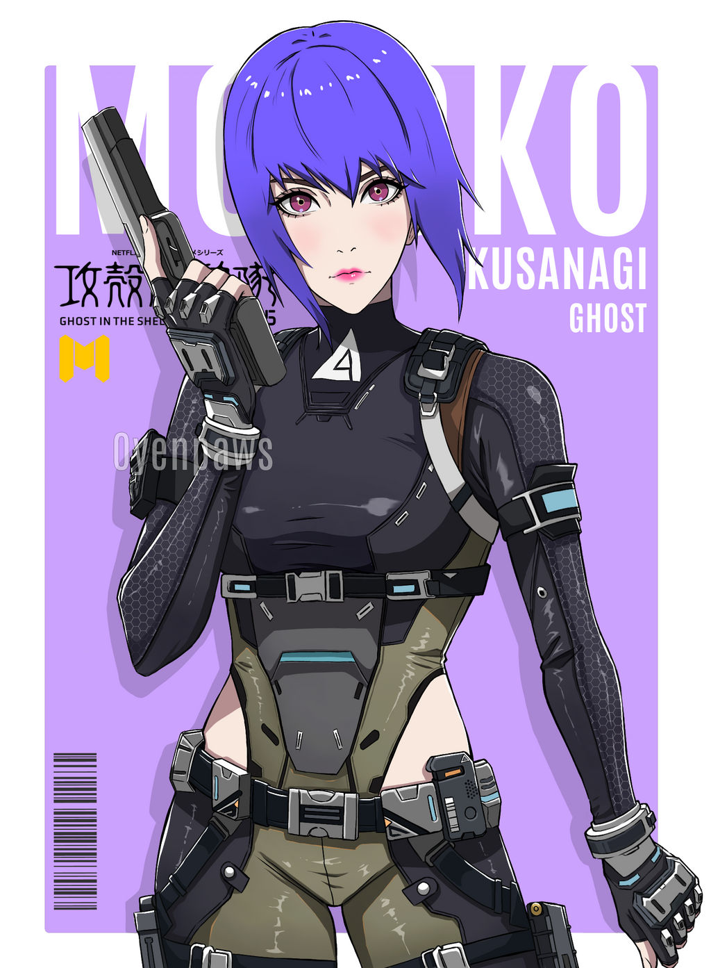 Kusanagi Motoko Ghost by oyenpaws on DeviantArt