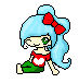 Pixle Girl icon Free