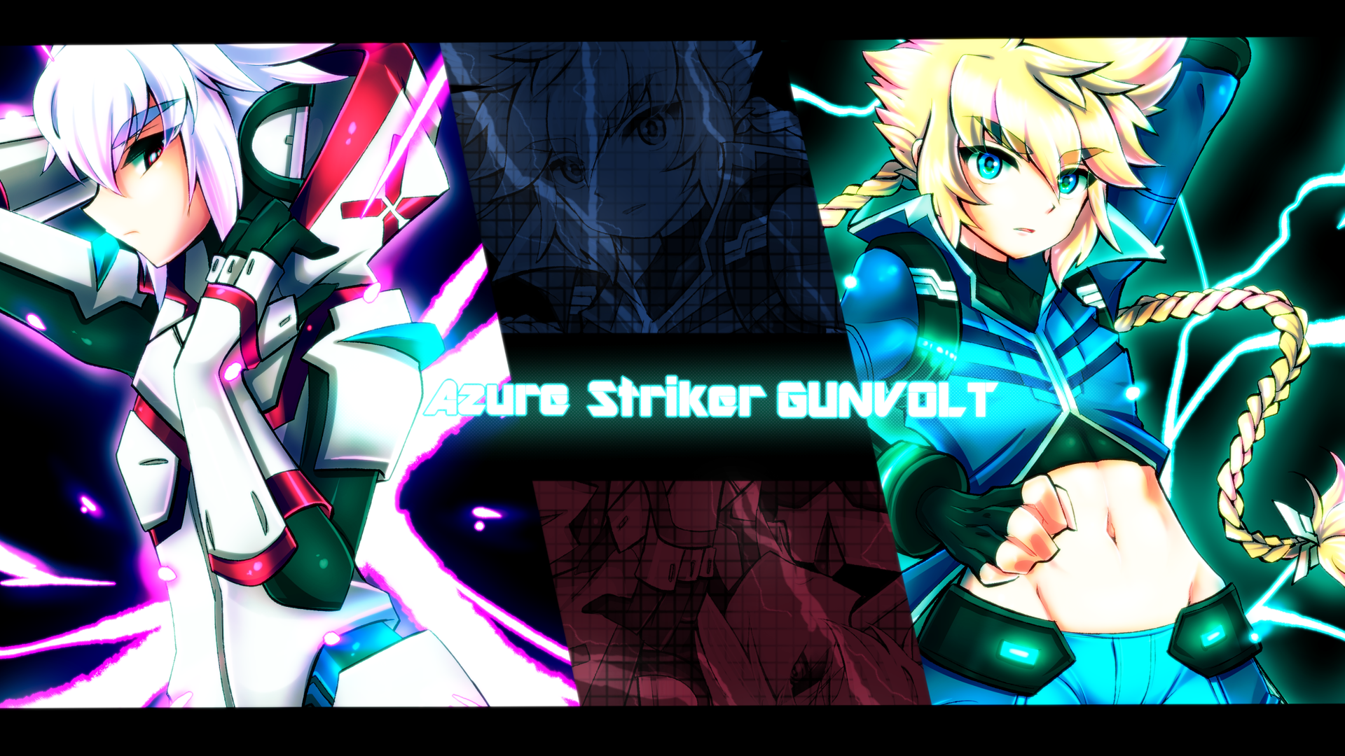 Azure striker Gunvolt / wallpaper