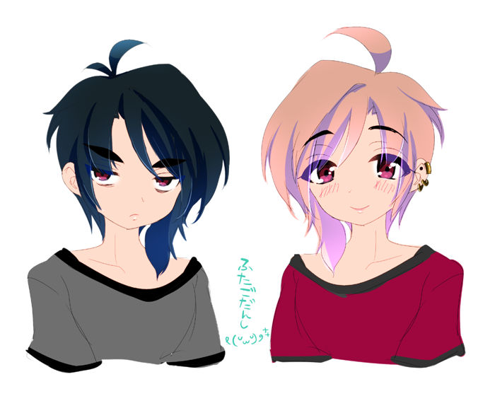 OC twins! by hasumiyuki on DeviantArt