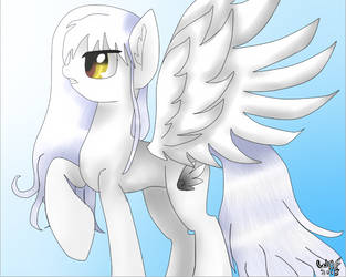 Angel (from Angel Beats) as a Pony