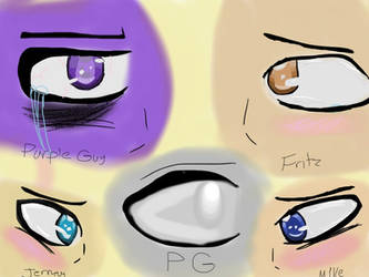 Fnaf eyes (anime)