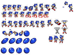 Classic Sonic Sprite Sheet by nicogamer337 on DeviantArt