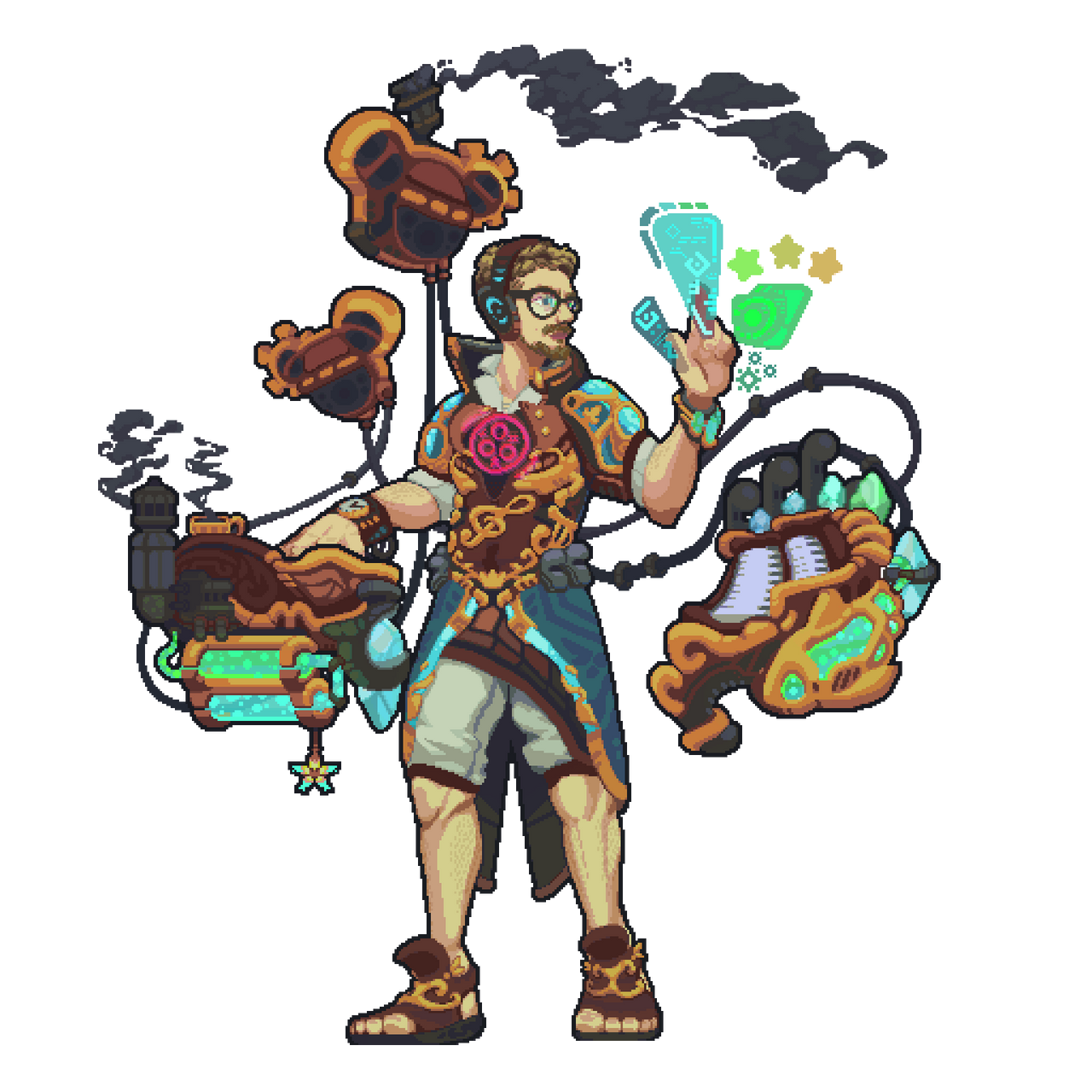 Keyboard Steam-Tech Mage by cloudcoole on DeviantArt