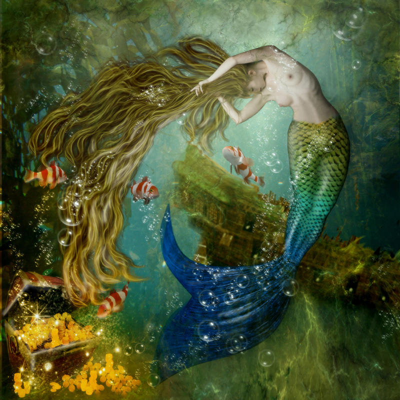 Mermaid by KarinClaessonArt