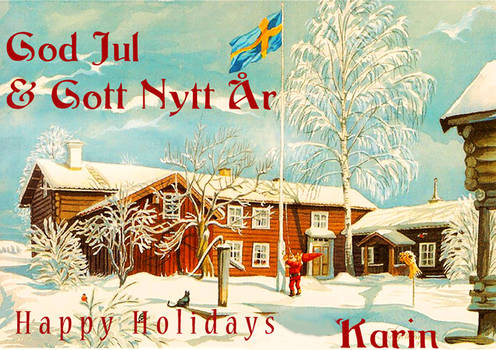 God Jul Merry Christmas to my friends