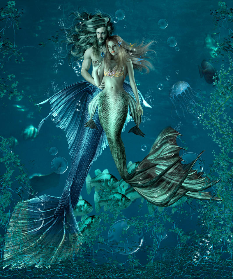 Mermaid Couple