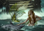 Mermaids Passion by KarinClaessonArt