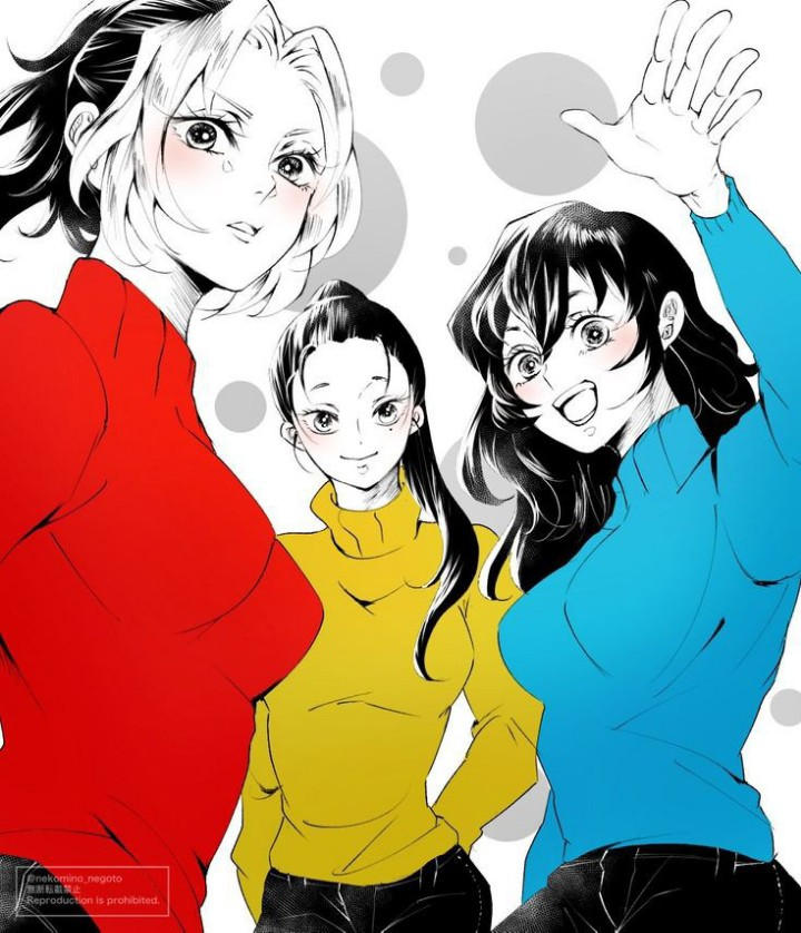 Suma Hinatsuru And Makio With Her Sweaters By HidekiRider07 On DeviantArt suma-hinatsuru-and-makio-with-her-sweaters-by-hidekirider07-on-deviantart