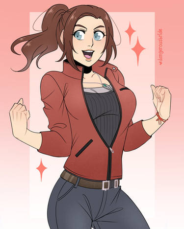 claire redfield (resident evil and 1 more) drawn by luigiix