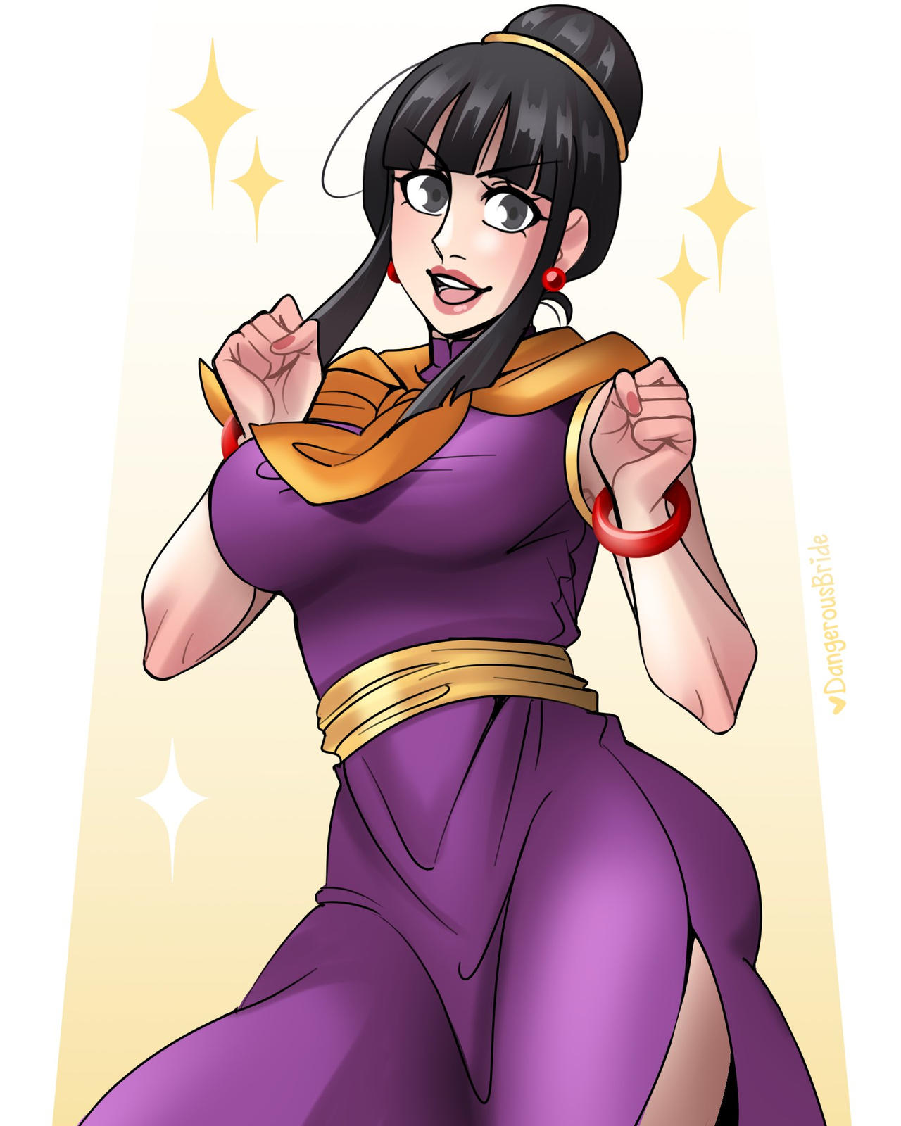 Chi Chi (Dragon Ball Z) by HidekiRider07 on DeviantArt Chi Chi (Dragon Ball Z) by HidekiRider07 on DeviantArt