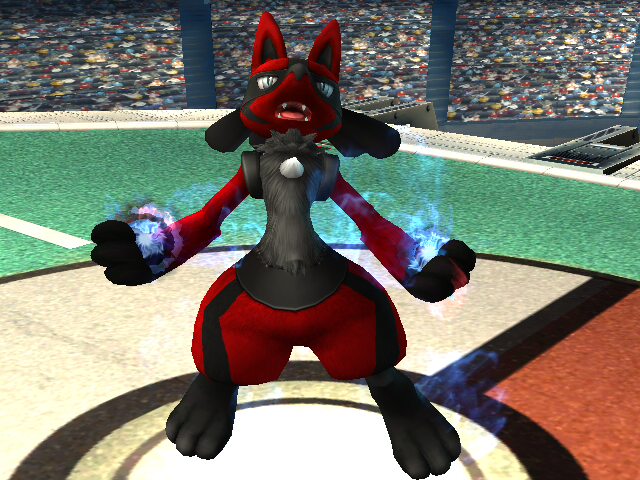 Crimson Dark Lucario texture