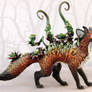 Succulent Red Fox Sculpture