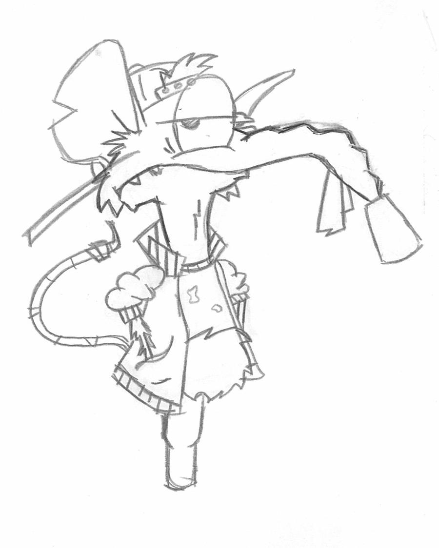 Rizzo The Rat - Sketch by thegreatjery on DeviantArt