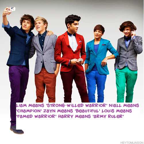 1D name meanings