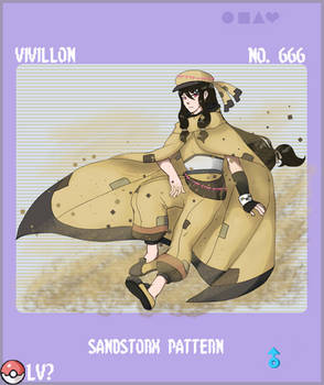 Human  Vivillon - Sandstorm