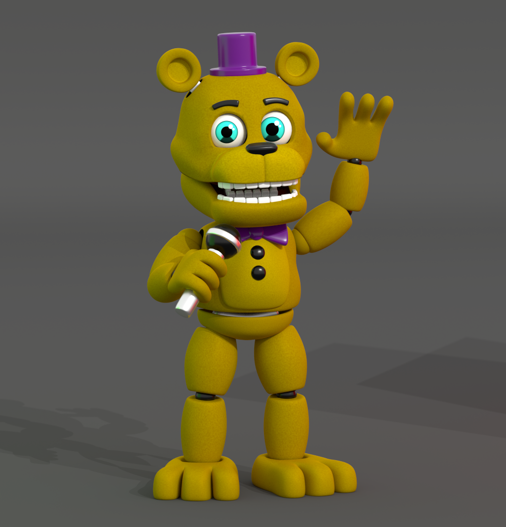 UCN Fredbear by fazbearsparkle on DeviantArt