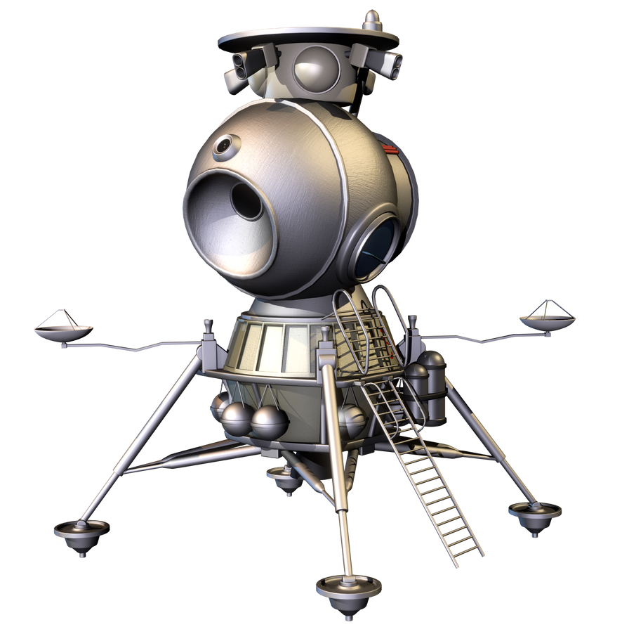 U13: LK (Soviet Moon Lander) by Zylae on DeviantArt